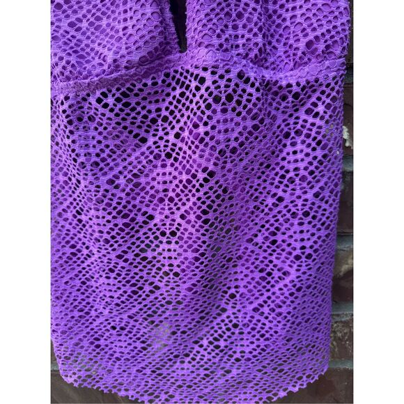 Mossimo 2 pieces swimsuit size small color purple new without tag in excellent c - Picture 4 of 11